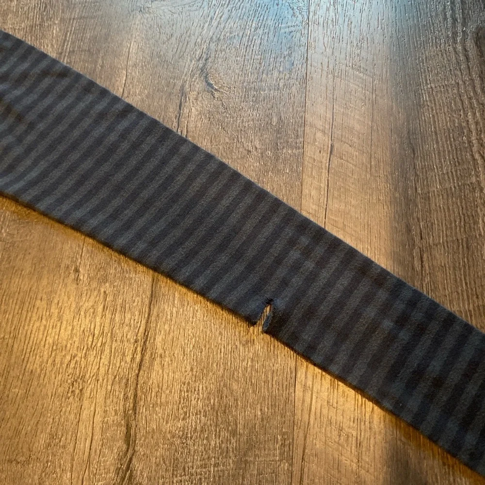 SOLD - Brandy Melville Dark Blue Striped Long Sleeve - Picture 4 of 4